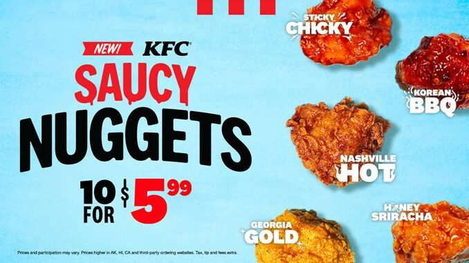 KFC Saucy Chicken Nuggets
