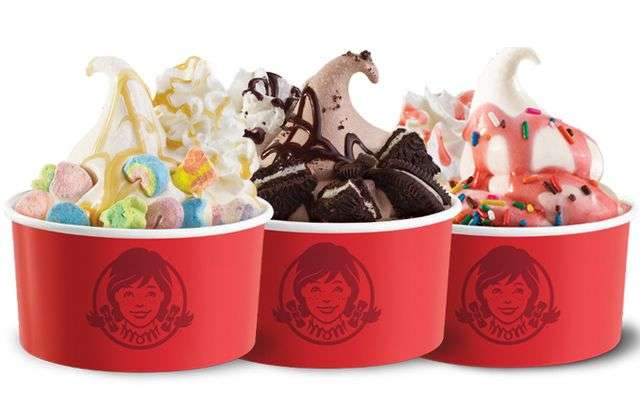 Wendy's Frosty Sundaes