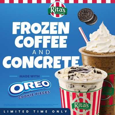 Rita's Italian Ice Frozen Coffee and Concrete